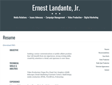 Tablet Screenshot of elandante.com